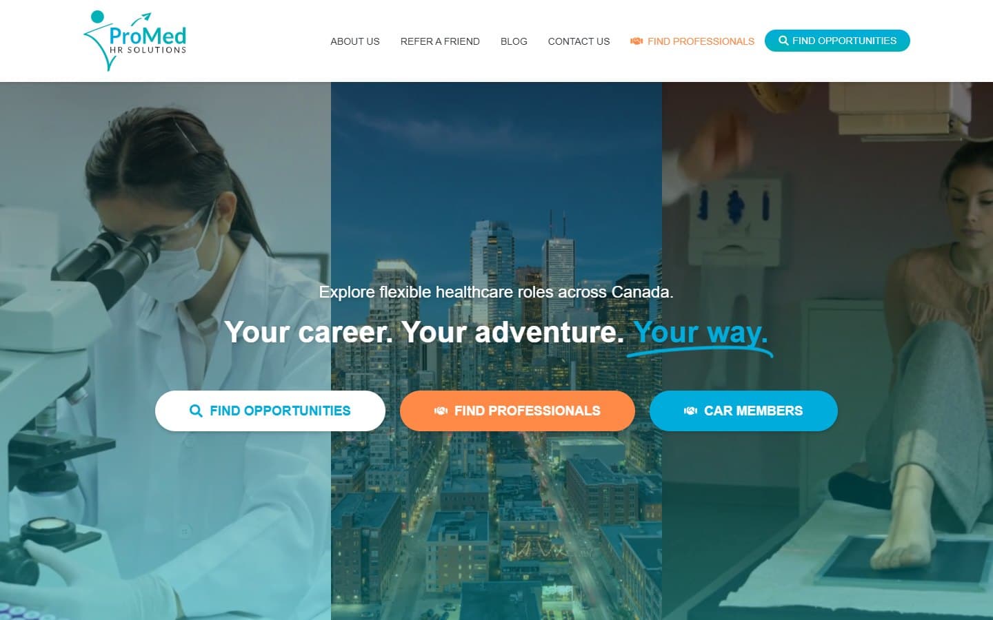 ProMed HR Solutions website